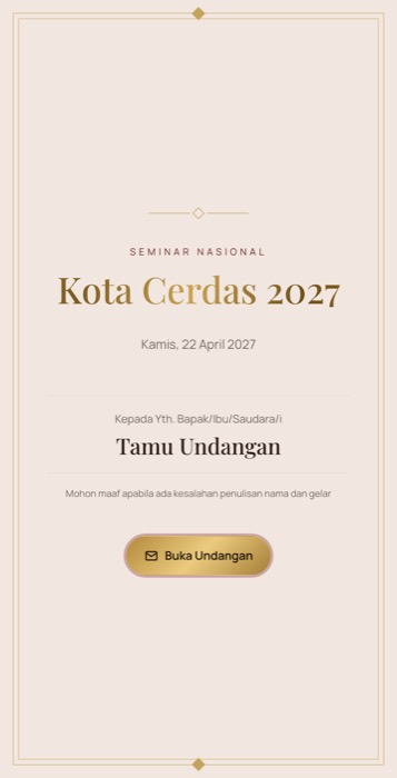 Contoh undangan tema Akademik