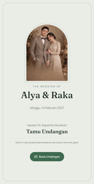 Contoh undangan tema Lembah