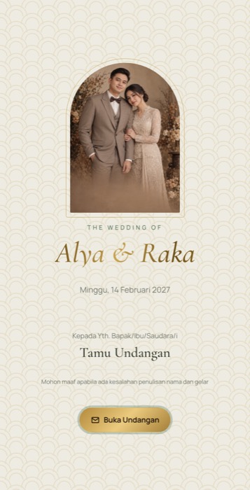 Contoh undangan tema Pasundan